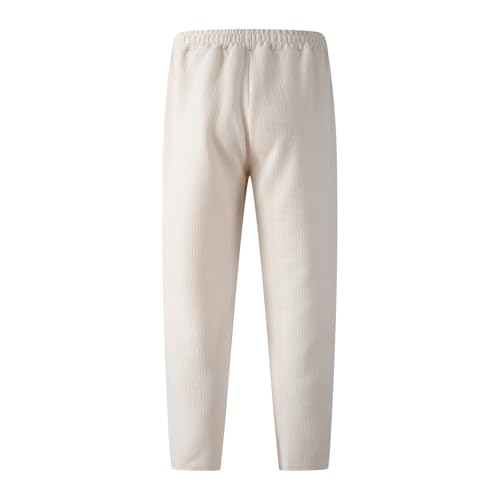 Mens Jacquard Knitted Pants Elastic Waist Drawstring Comfy Lounge Pants Tapered Soft Touch Casual Sweatpants4