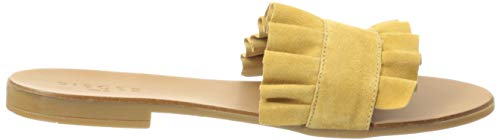 Pieces Psnynne Suede Sandal, Donna, Crema