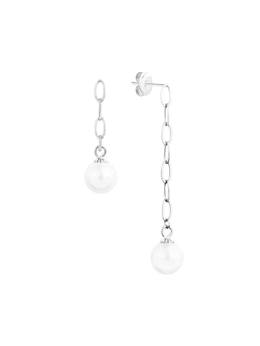 Image of Nistra 925 Sterling Silver Seaside Treasure Earrings | Gifts for Wife & Girlfriend | Stylish Luxury Jewelry for Women & Girls | With 925 Stamp & Certificate of Authenticity