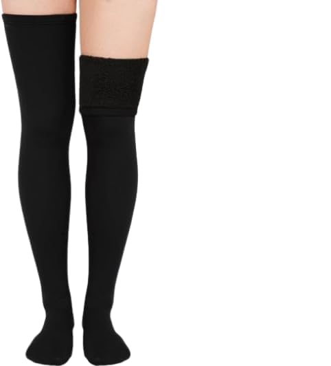 INDIA Wool Warm Thigh High Socks Knitted Thick Thermal Woolen Socks Women Winter Wear Knee Length High Leg Warmers Long Socks Boot Cuffs Knee Cap Stocking Girls-image-47