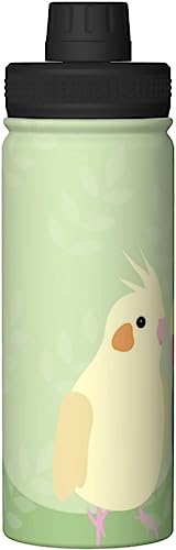 かわいい オカメインコ(3) アニメ 水筒 真空断熱 保温 保冷 スポーツボトル 人気 ステンレスボトル スポーツ飲料対応 漏れない 直飲み530ml 男の子 女の子 おしゃれ 大人 子供 グッズ キャラクター 雑貨 bv158