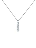 Ted Baker Corah Cosmic Crystal Pendant Necklace for Women (Silver/Crystal)