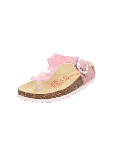 Superfit Mädchen FUSSBETTPANTOFFEL Rosa 5500