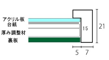 俳優画22額装品　額縁寸法32.7㎝×24.0㎝×1.5㎝　定款付　鉛筆画 5767 正方形 25角 (250×250mm) 押し花額用マット付き 木製