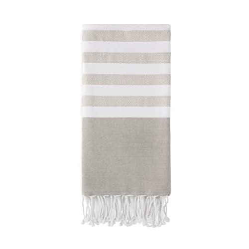 Walra Fouta Sunshade Happiness, 100% Baumwolle, 100x180, Taupe Cover