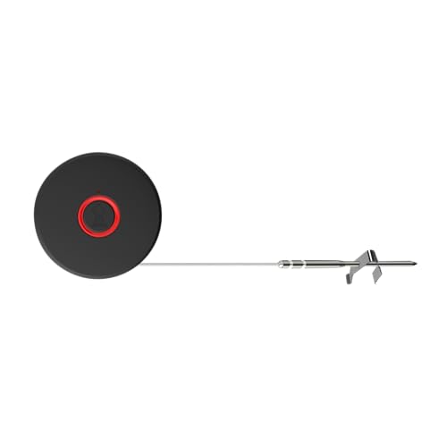 Weber Smart Thermometer mit Grillrost- und Fleischfühler - misst Grill- und Kerntemperatur für Garen Schwarz (3400590)