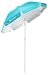 Coolibar UPF 50+ 6' Titanium Beach Umbrella - Sun Protective (One Size- Cooliblue/Silver)