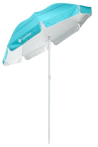 Beach Umbrella - UPF 50+ Sun Protection - Intego in Coolibar Blue