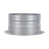 Dolvitrny Flangia di sfiato dell'aria a parete per sistemi HVAC - Raccordo per tubo di sfi...