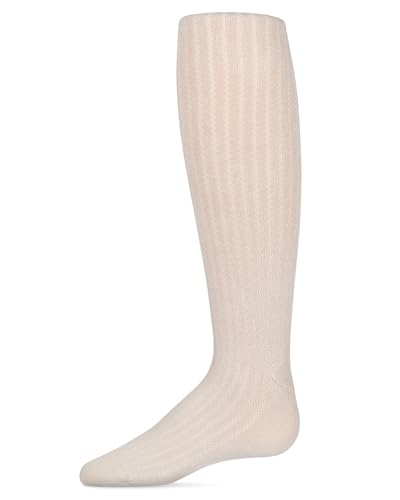 MeMoi Girls' Chain Cotton Blend Tights3