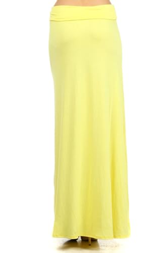 FashionStream Women's Chic and Comfortable High-Waisted Maxi Skirt3