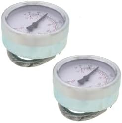 Strap-On Pipe Thermometer for 3/8"-1.5" Pipe, 0-248F (Pack of 2) Pack of 2