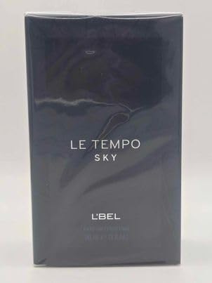 L'Bel Le Tempo Sky Eau de Toilette for Men, Wood & Spices Notes, 3 fl oz 90 ml