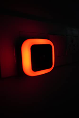 Image of HOARD 0.5W Led Plug in Smart Night Lamp with Automatic Sensor Smart LED Night Lamp -(Orange) Pack of 1