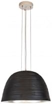 Bamboo Pendant Light, Black/Silver