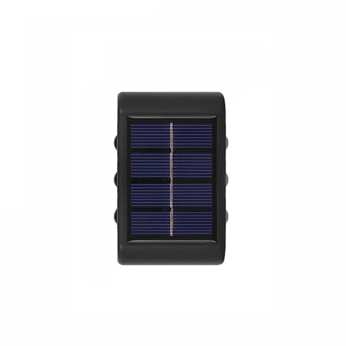 Luz LED solar exterior 6 piezas focos impermeables con sensor para jardin