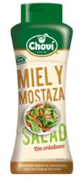 Chovi Salsa Miele e Senape, Bottiglia da 820 ml, Agrodolce per Grigliate e Hamburger, Confezione da 1