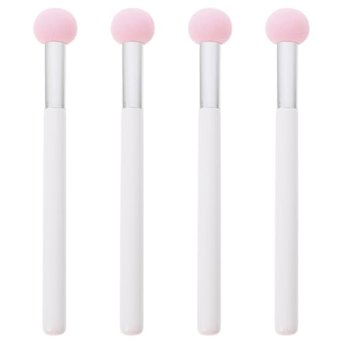 HOMOCONO Esponjas para Maquillaje Facial 4piezas Esponja No Látex para Uso Seco y Húmedo Cómodas para Mujer en Uso Diario y Profesional