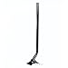 Antennas Direct ClearStream Universal Mast, 40-inch w/Hardware & Pivoting Base – All-Weather Powder-Coated Steel Pole & Base, Easy Install (Black)