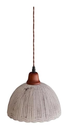 Suspension E27 en céramique avec diffusion lumineuse optimale pour escalier