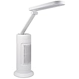 GENTOS(ジェントス) LEDデスクライト 目にやさしい 卓上 スタンドライト 600ルーメン ルミリオン ホワイト DK-R114WH