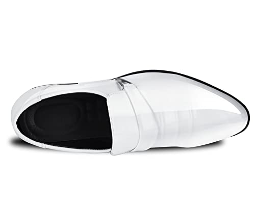 Image of Mens Tuxedo Shoes Patent Leather Formal Business Oxford Dress Shoes