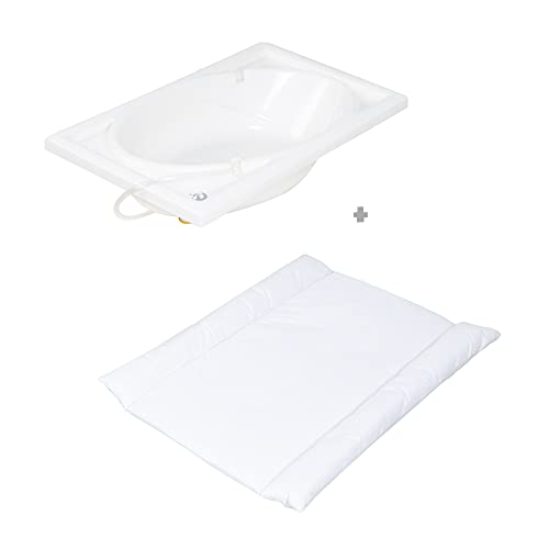 Bain bébé dès la naissance facilité avec le combiné à langer roba Baby Pool - 3