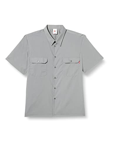 Velilla 522; Camisa de Manga Corta; Color Gris; Talla 3XL