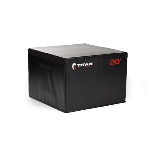 Titan Fitness 20-in Portable Soft Foam Plyometric Box