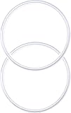 Pack of 2-30 oz Replacement Rubber Lid Ring, Gasket Seals, Lid for Insulated Stainless Steel Tumblers, Cups Vacuum Effect, fit for Brands - Yeti, Ozark Trail, Beast, White MODEL 2019