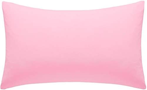R&Z Plain Dyed Luxury Polycotton Housewife New 2 x Pillow Cases (Navy Blue)
