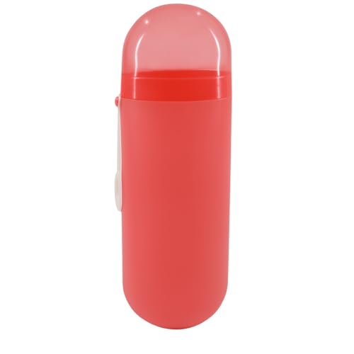 Necessarie Porta Escova De Dentes Talheres e Canetas Organizador Portátil Com Alça Premium (VERMELHO)