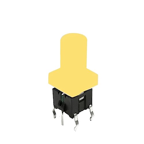 1 PCS Interruptor iluminado, 7.5 * 7.5 * 17.8 dimensiones, botones de operación del procesador de audio y video(E)