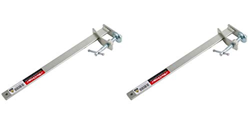 Morsetti per la posa di mattoni profilati, 330 mm x 2 pinze scorrevoli da parete in mattoni a F