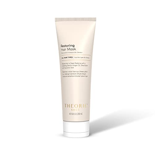 THEORIE Restoring Hair Mask- Intensive Haircare Treatment, Restore Sleek Radiance and Smooth Split Ends With Hydrating Argan Oil, Shea Butter & Hyaluronic Acid, Keratin 200ml