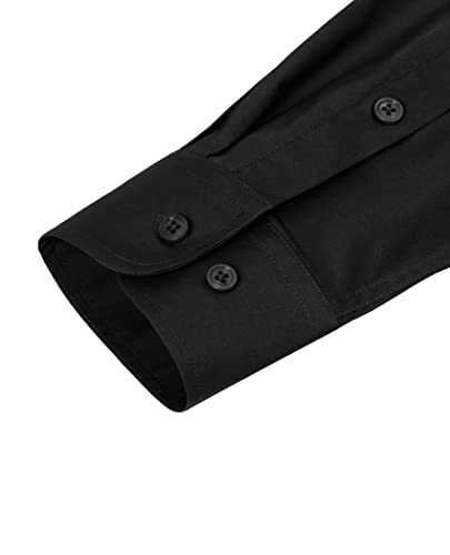 Lion Nardo Cotton Mens Dress Shirts Long Sleeve Big and Tall Dress Shirts for Men Wrinkle Free Button Down Shirts Regular Fit