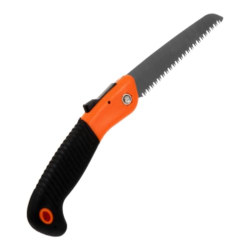 MINAOLULUS 折りたたみ可能な家用プルーイングソー 剪定こぎり ロック機能付き 収納 軽量コンパクト キャンプや初心者向け丈夫な枝切り用工具