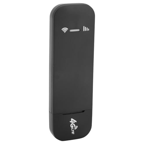 Módem WiFi 4G, WiFi USB 4G LTE de 150 Mbps, con Ranura para Tarjeta SIM y Puerto de Antena, Dongle WiFi SIM, Punto de Acceso WiFi Móvil para Viajes Al Aire Libre (Negro)