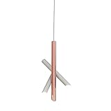 luminaria colgante lineal ★ Altura regulable: La luminaria colgante está equipada con un robusto cable de suspensión, que le permite personalizar la altura de montaje de la luminaria según sus necesidades. Contiene instrucciones de instalación detalladas (puede instalar sin procedimientos complicados)