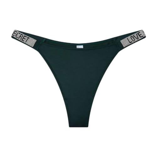 Image of Women's Low-Rise Thong Panty | Stretchable Polyester Innerwear for Comfort | Soft Waistband Lingerie for Women & Girls