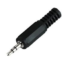 Stereo 3.5mm MINI Plug Black Plastic Screw Apart Handle
