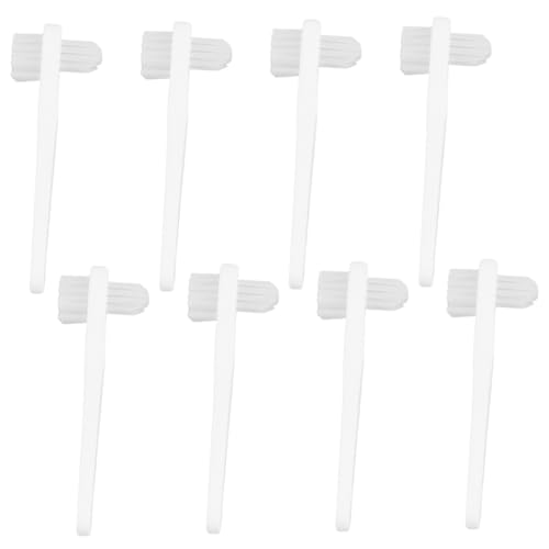 Holibanna 8pièces Brosse à Dents Pour Prothèses Dentaires Multifonctionnelle Mini Double Tête Nettoyage Portable Petite Pour Maison