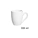 Imagen de Vidrios de Levante Taza Mug Cónica Cerámica Blanca 350ml