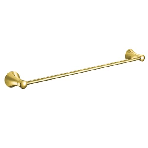 Gold Brass Bathroom Accessories Set - Paper Holder Towel Rin