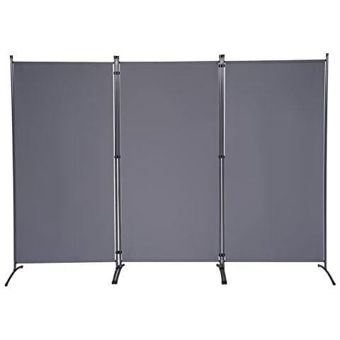CHOSENM Biombo Plegable de Privacidad con Marco de Metal Cover