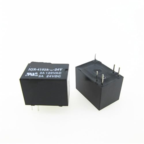 Relé HJR-4102E 24V conmutador DIP5 de 3A para automatización DC24V