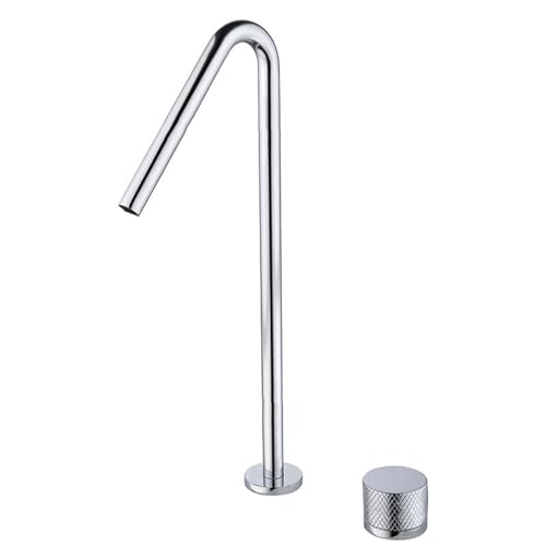 Mitigeur chaud et froid lavabo de salle de bain 2 trous laiton argenté