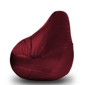 Image of G B Traders Leatherette Fabric Bean Bag Cover Without Beans for Bedroom Living Room 7 Office Brown (Maroon, XL)