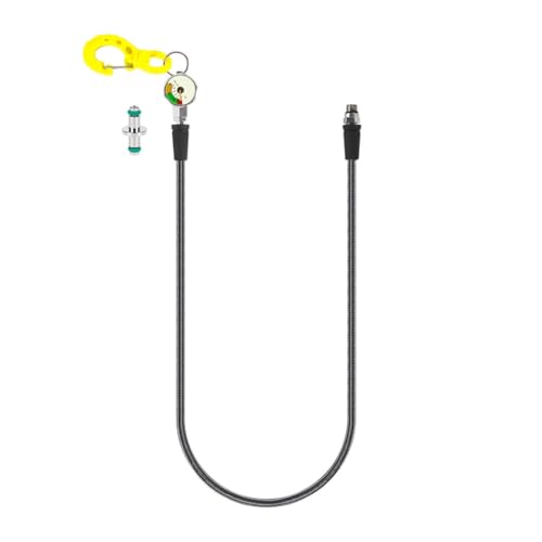 Fegtrtyoa Manómetro Sumergible para Buceo, Compatible con Reguladores de Chaleco Hidrostático.