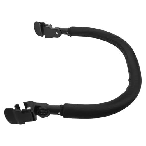 Barre de sécurité pour poussette en tissu oxford noir (43x35 cm) indispensable pour vos sorties